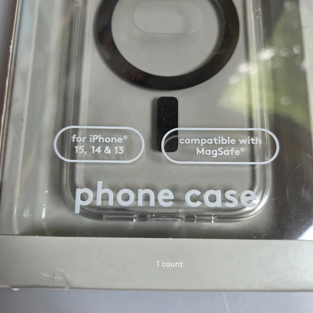 Heyday Clear MagSafe Case for iPhone 15 14 13 Transparent Protective Cover